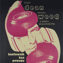 <cite>Buntownik bez powodu</cite> (<cite>Rebel Without a Cause</cite>) Polish movie poster