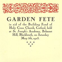 Program covers by the Pelican Press (1923)