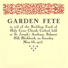 Program covers by the Pelican Press (1923)