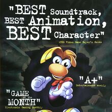 <cite>Rayman</cite> video game print ad (1996)