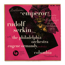 Rudolf Serkin with the Philadelphia Orchestra – <cite>Beethoven: ‘Emperor’</cite> album art