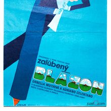 <cite>Zaľúbený blázon</cite> (<cite>Innamorato pazzo</cite>) Czechoslovak movie posters