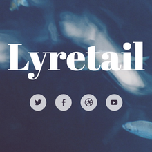 WordPress Lyretail theme header