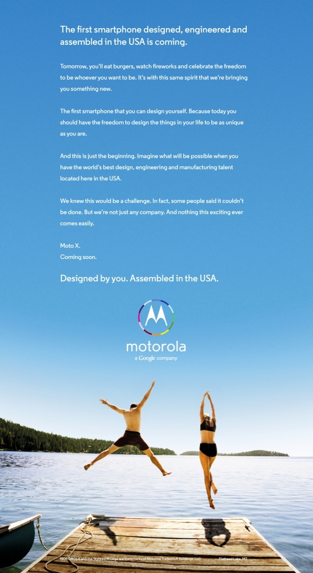 Motorola Moto X ad campaign 10
