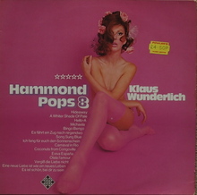 Klaus Wunderlich – <cite>Hammond Pops 8</cite> album art