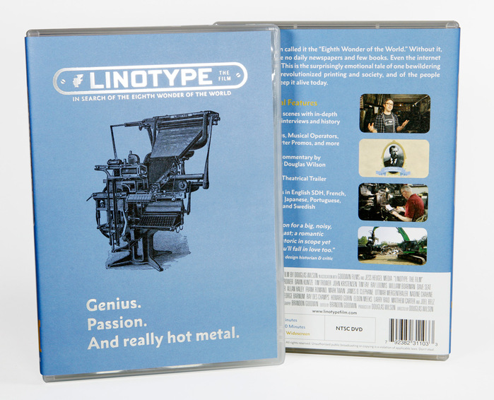 Linotype: the film DVD. The first use of Metro Nova.