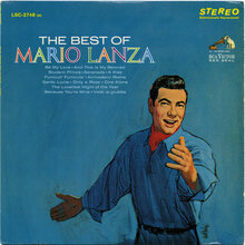 <cite>The Best Of Mario Lanza </cite>album art