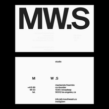 Mouthwash Studio branding