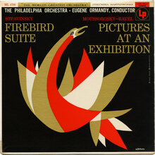 The Philadelphia Orchestra – <cite>Stravinsky: Firebird Suite / Moussorgsky–Ravel: Pictures at an Exhibition</cite> album art