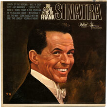 <cite>The Great Hits of Frank Sinatra</cite> album art