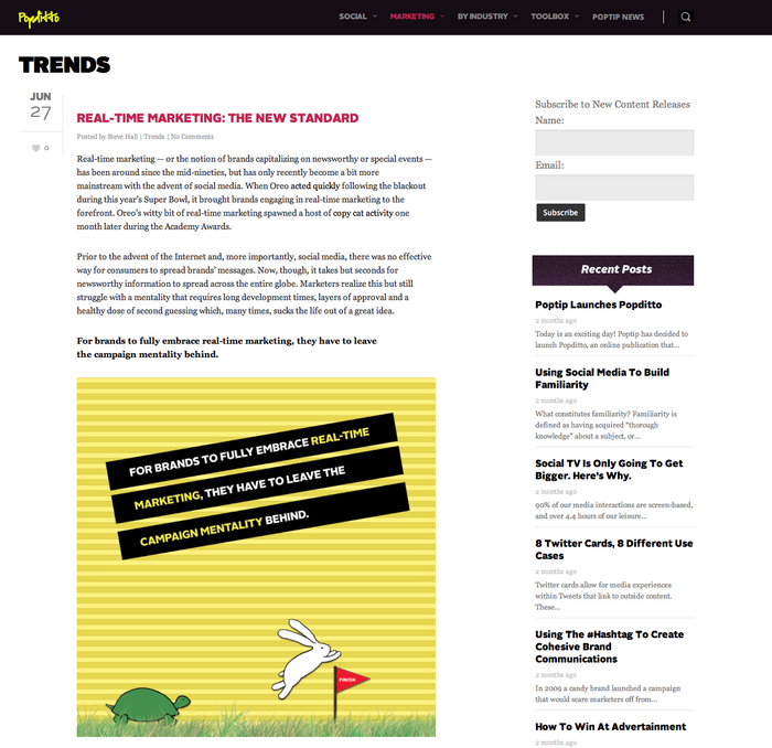 Popditto Website 2