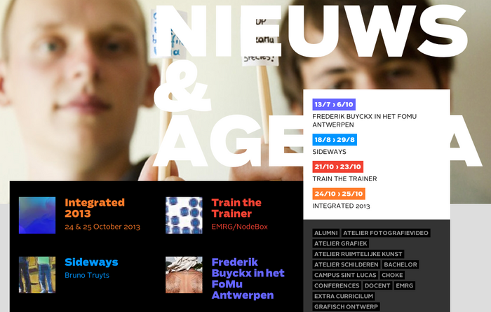 Sint Lucas Antwerpen website 2