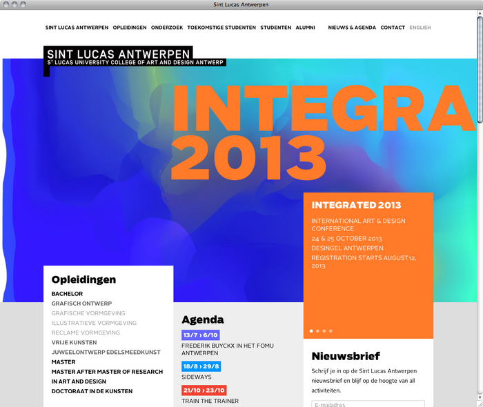 Sint Lucas Antwerpen website 3