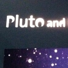 Griffith Observatory Pluto exhibition