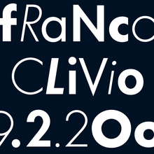 Franco Clivio lecture poster