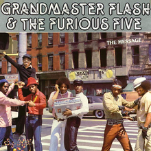 Grandmaster Flash &amp; The Furious Five – <cite>The Message</cite> album art