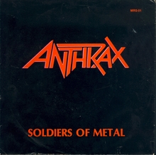 Anthrax – “Soldiers Of Metal” / “Howling Furies” single cover