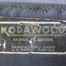 Kodawood Furniture Label