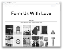 Form Us With Love website