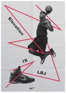 Nike LeBron 9 Shoes Ads (Design Explorations)