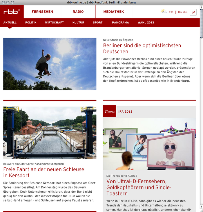 RBB Radio Brandenburg Berlin Website 4