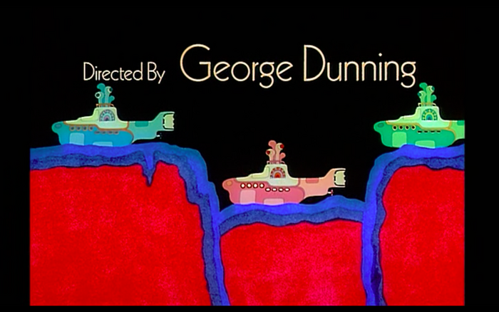 Yellow Submarine (1968) opening credits 2