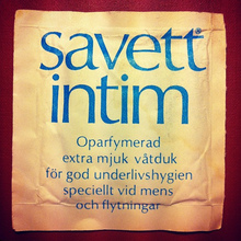 Savett wet wipes