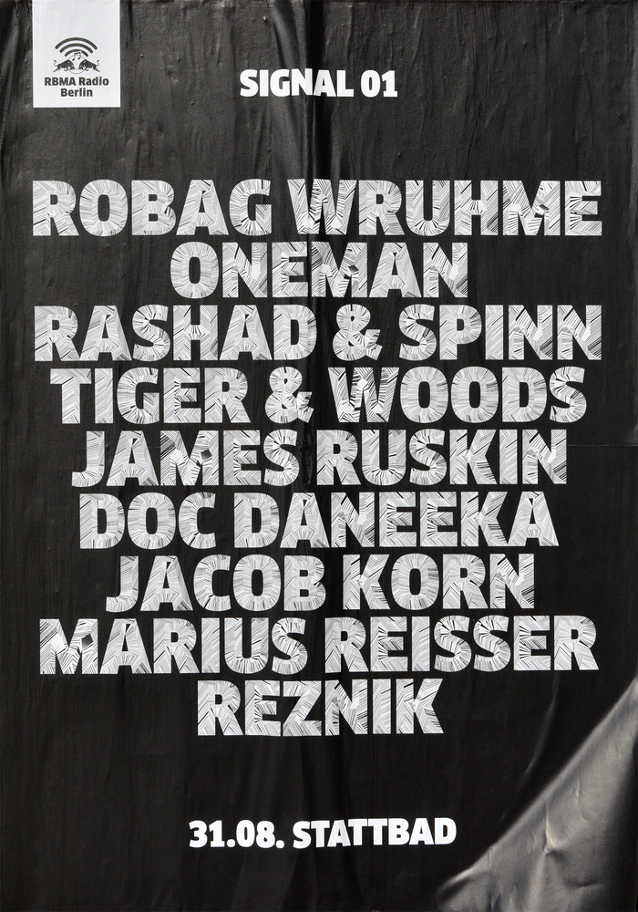 RBMA Radio Berlin posters 1