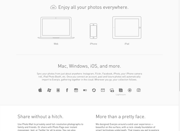 Everpix Website and Web App 8
