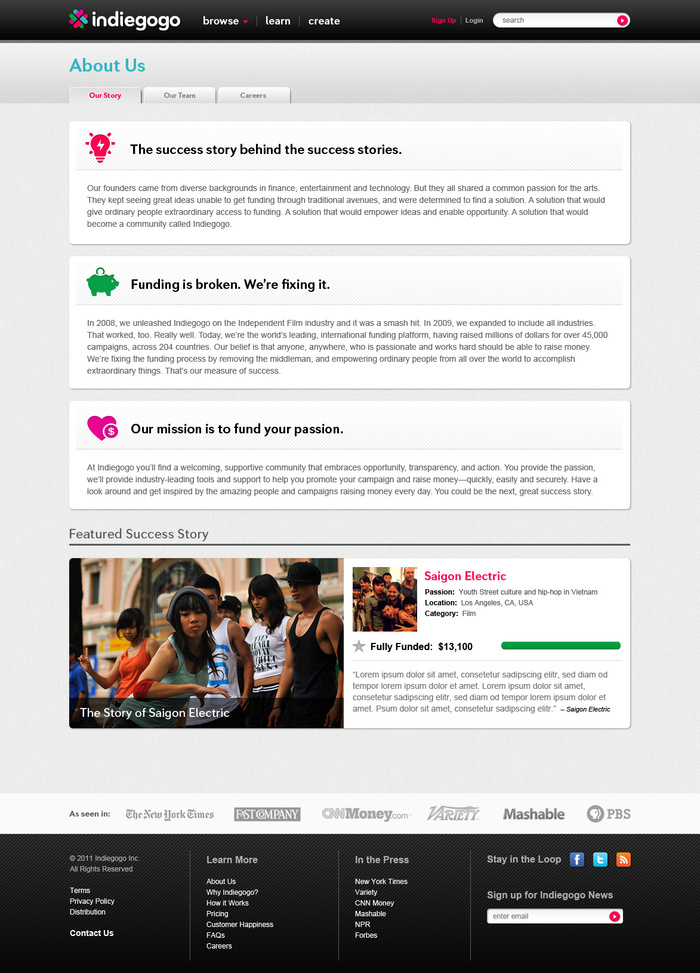 Indiegogo Branding (2012) 4