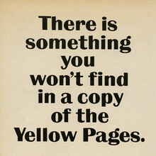 Yellow Pages ads (1966)