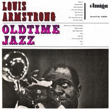 Louis Armstrong – <cite>Oldtime Jazz</cite> album art