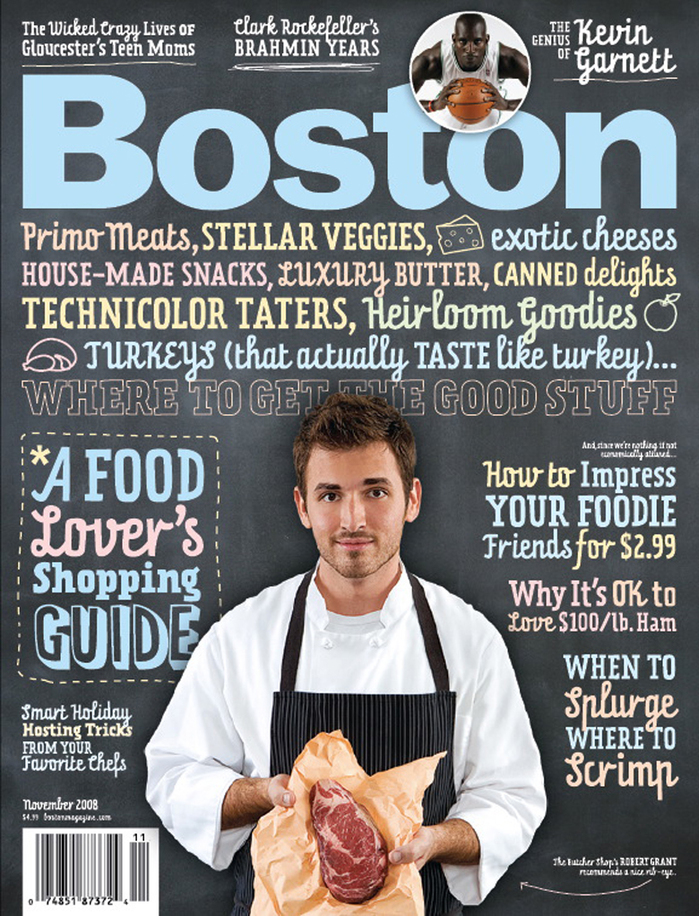 Boston Magazine, Nov. 2008, Food Issue
