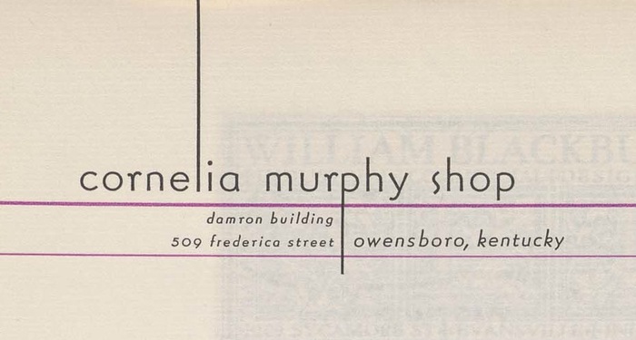 Cornelia Murphy Shop letterhead 2