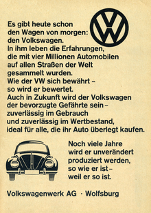 Volkswagen ad (1961)