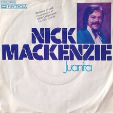 Nick Mackenzie – “Juanita” / “Oh Woman” German single cover