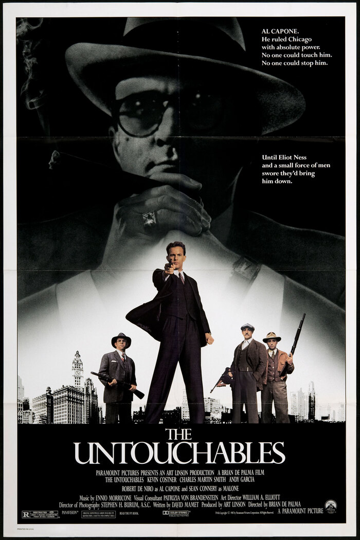 The Untouchables (1987) movie poster