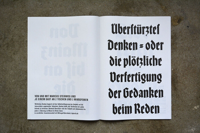 The schmal (condensed) cut of Rudolf Koch’s Wallau is another typeface that was released in 1934.