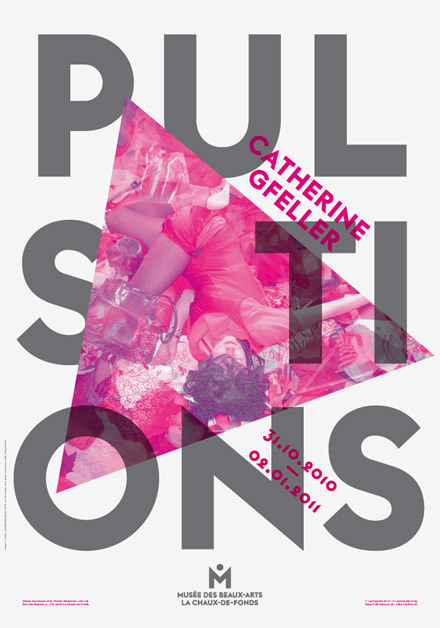 Posters for Mus&eacute;e des Beaux-Arts, La Chaux-de-Fonds (2010&ndash;2013) 3