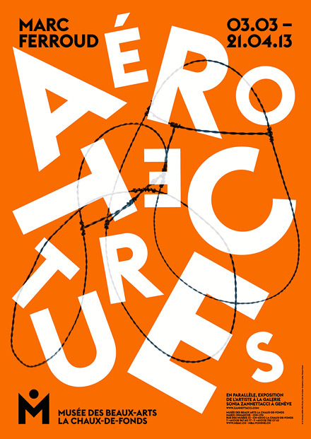 Posters for Mus&eacute;e des Beaux-Arts, La Chaux-de-Fonds (2010&ndash;2013) 9
