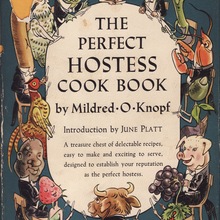 <cite>The Perfect Hostess Cook Book</cite> by Mildred O. Knopf