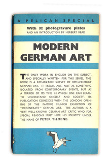 <cite>Modern German Art</cite> by “Peter Thoene”