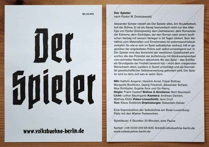 The backside of each sticker holds information about the event. This text is presented rather conventionally, in Akzidenz-Grotesk.