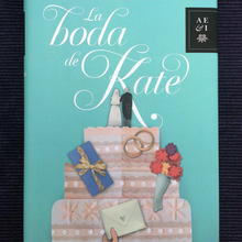 <cite>La Boda de Kate</cite> by Marta Rivera de la Cruz, Planeta Edition