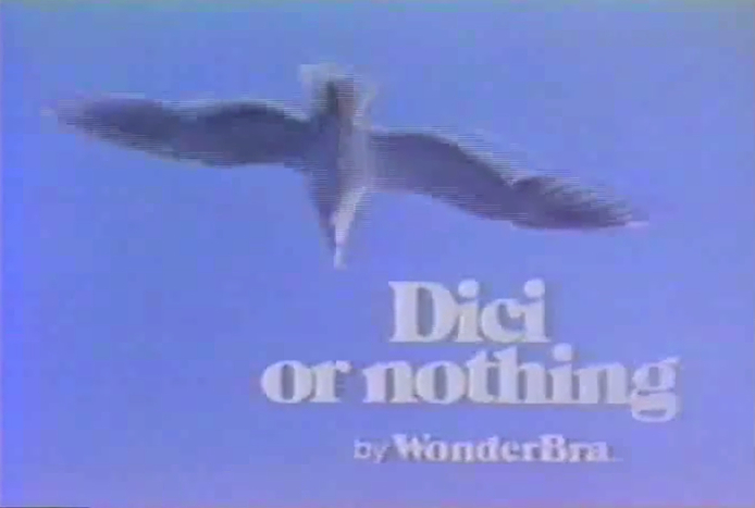 A 1974 television ad for Dici, a Wonderbra brand for teens.