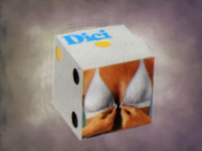 Dici packaging and logo designed by Vance Jonson, circa 1974.