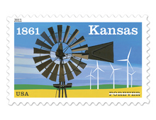 Kansas Statehood Stamp