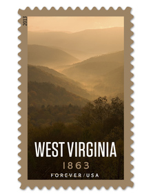 West Virginia Statehood stamp