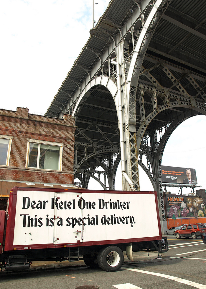 “Dear Ketel One Drinker” ad campaign 2