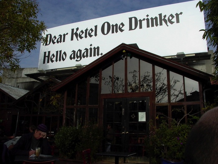 “Dear Ketel One Drinker” Ad Campaign 3
